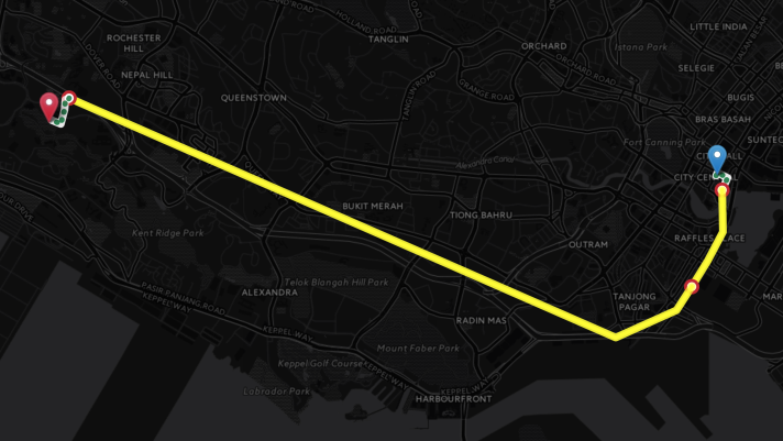 Alternative travel route