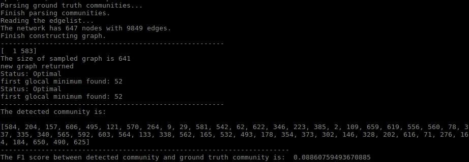 LEMON seed expansion for community 2